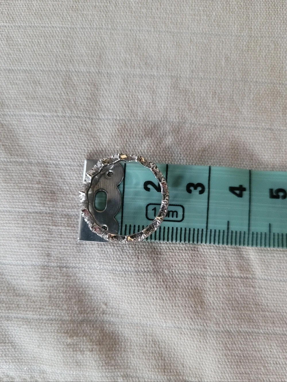 Silver Rhinestone Chevron Ring - Picture 3 of 4